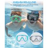 Freela 2 Pack Kids Swim Goggles with Nose Cover for