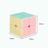 Shengshou Magic Puzzle Cube Pastel Colors, Stickerless No Stickers, Macaron