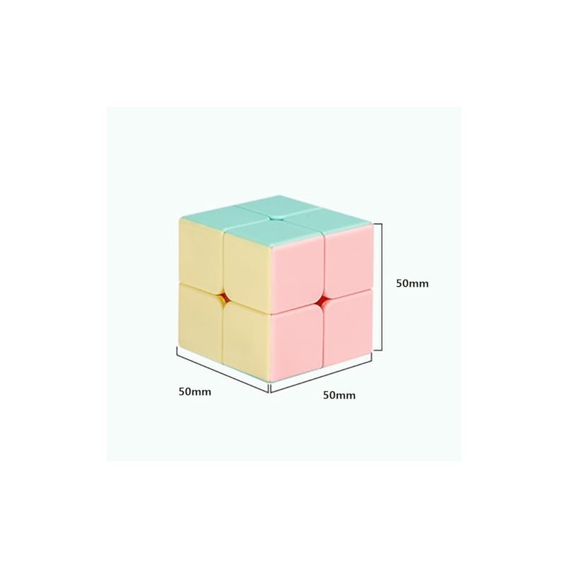 Shengshou Magic Puzzle Cube Pastel Colors, Stickerless No Stickers, Macaron