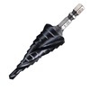 Triple Blade Step Drill, Spiral Drill, Spiral, 0.25 inch (6.35