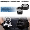HEROFFIX Belt Tensioner Drive Belt Tensioner Pulley Assembly for Dacia