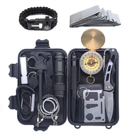 Sirius Survival 15in1 Hiking Kit - Emergency Tools & Kit for Survival Situations