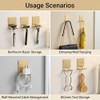 InnoHHustle - Soporte de acero inoxidable para afeitar, 4 piezas
