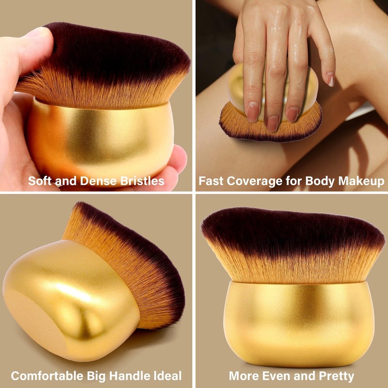 Tressora Extra Large Makeup Brush for Self-Tanner, Leg Makeup &