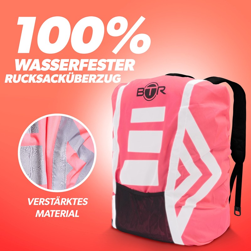 BTR Waterproof Rain Cover Backpack Rain Cover School Bag Rain