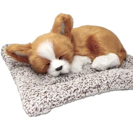 TATOTTE Dog Plush Toy Realistic Figurine, Cute Sleeping Face, Activated Carbon Included, Healing, Interior (Chihuahua, BR)