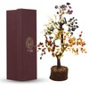 Trrystals Seven Chakra Natural Gemstone Tree – Feng Shui Crystal