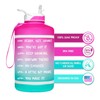 Hydro mate NatureWorks HydroMATE Pink Turquoise half gallon w/ Time