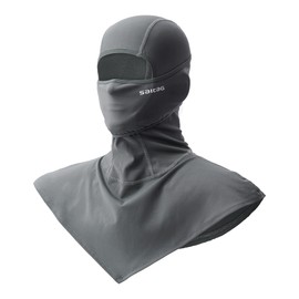 SAITAG Ski Mask Winter Balaclava Warm Long Hem Full Face Mask for Men Women, Cold Weather Gear for Skiing Motorcycling Grey