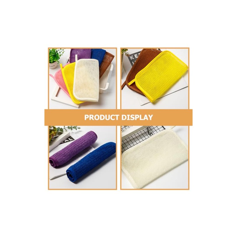 Esponjas Exfoliantes Africanas Nylon Baño Ducha Bolsa Malla Exfoliante Adecuado
