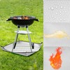 QWORK® Fire Pit Mat, 40 Inches Square Fireproof Mat, Heat