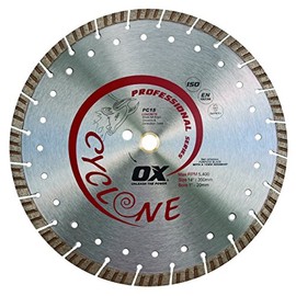 OX Tools 4" Supercut Segmented Diamond Blade | Concrete/General Purpose | 7/8" - 5/8" Bore