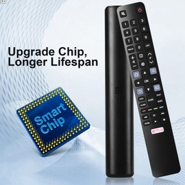 RC802N Fernbedienung für TCL Ersatz Fernseher Smart TV Fernbedienung