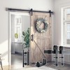 SMARTSTANDARD 6.8FT Sliding Barn Door Hardware Kit (Include 6.8ft Track