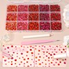 15000Pcs Red Color Rhinestones for Bedazzling, Jelly Bedazzling Resin Gems