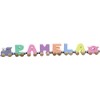 6 Letter Pastel NameTrain - Made in USA