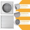 lingsee 6" Dryer Vent Cover for Exterior Wall Vent Hood