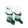 Bird Feeder 2PCS Plastic Bird Water Drinker Hanging Food Dispenser
