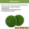 NatraHedge Artificial Topiary Ball Set - Faux Foliage Balls for