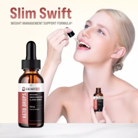 slimswiftpro (5 Pack) SlimSwift Pro Metabolism Drops Liquid Supplement-Met