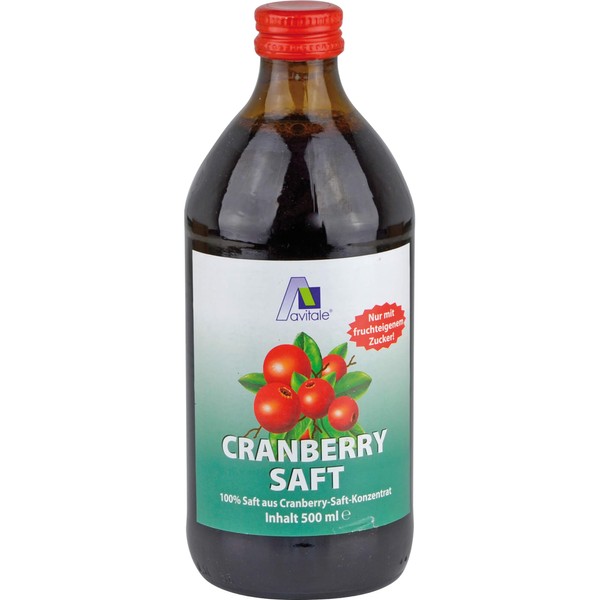 Cranberrysaft 100% Frucht, 500 ml SAF