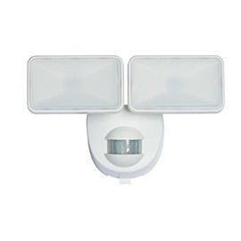 Globe Electric Heath Zenith HZ-7161-WH 400 Lumen Battery Powered Motion Sensing Light with Easy Install Plate, White