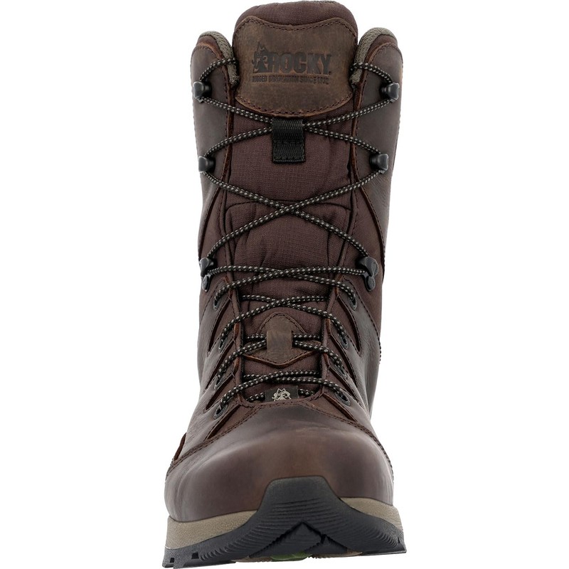 ROCKY Trophy Series 400G Insulated Outdoor Boot, Brown, Size 10(W)