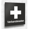 A 2063 Door Sign Black Matt UV Print 12 x