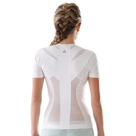 ALIGNMED Posture Shirt Pullover for Women - White-XL