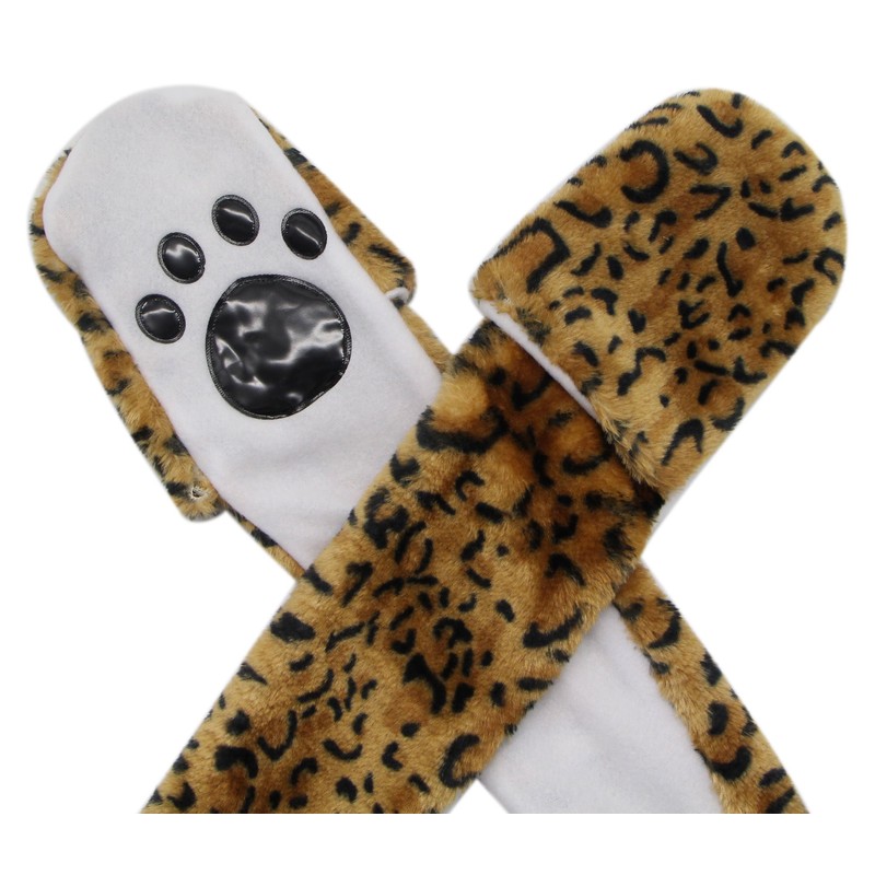 Bioterti Plush Novelty Animal Hat 3 in 1 Beanie With