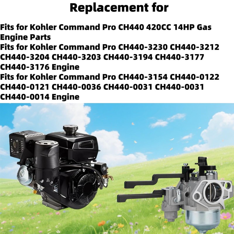 CH440 Carburetor Tune Up Kit Fits for Kohler Command Pro