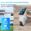 4G LTE Cellular Solar Security Camera Outdoor, No WiFi Security