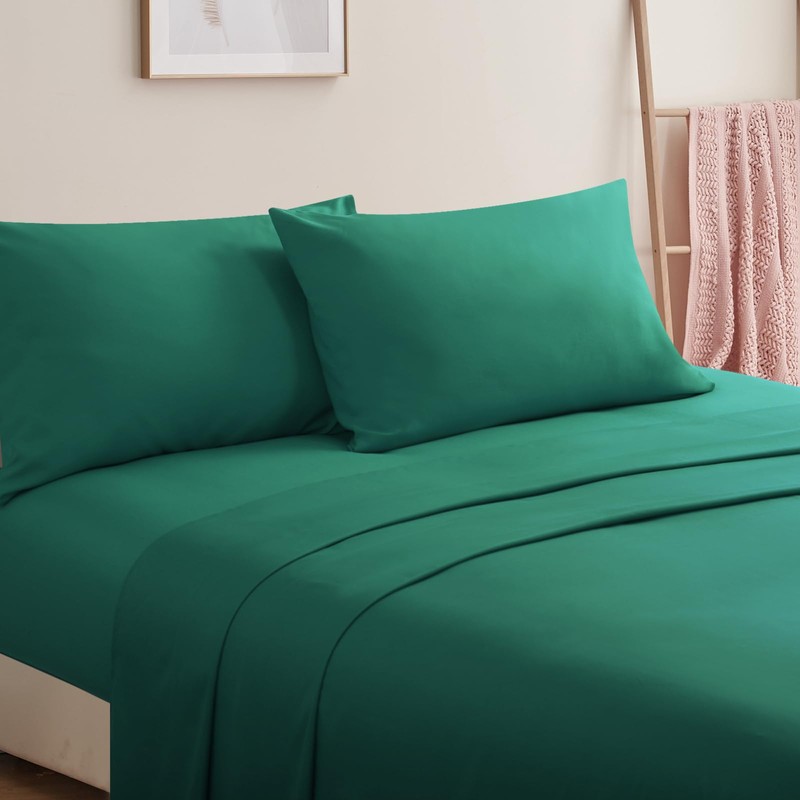 RUIKASI Pillow Cases 2 Pack - Green Standard 50x75 cm
