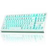 ZORNHER ZH870 Wireless Gaming Mechanical Keyboard,80% White Gaming Keyboard with