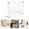TEHAUX Acrylic CD Holder Stand, Clear Photocard Display Holder Album