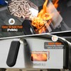 Mimiuo Outdoor Pizza Oven 12" Pellet Pizza Oven with Square