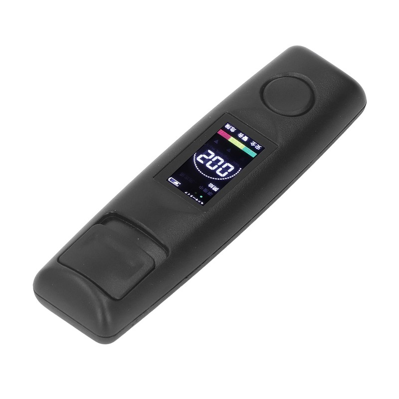 Black Portable Breathalyzer Professional Noncontact High Accuracy Alcohol Tester Rechargeable