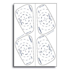 LongShot Golf Impact Label Pack - 400 Oversized Irons