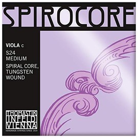 Thomastik-Infeld S24W Spirocore Viola Strings, Single C String, Weich (Light), 4/4 Size, Steel Core, Tungsten Wound
