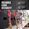 2 Pack 13000LBS Ratchet Chain Load Binders, 1/2 to 5/8"