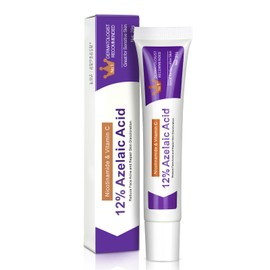 BUTBU Azelaic Acid, 12% Azelaic Acid Serum, Azelaic Acid Cream for All Skin Types, Against Pimples, Brightens Pimples, Rosacea Face Care 20 g (1 Piece)