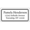 Atelier Elegance Custom Address Labels, Any Name, Any Address, Frame
