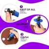 Swpeet 14Pcs 14 in 1 Gasket Hollow Punch Kit -