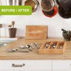 Unibambou Bamboo Utensil Drawer Organizer, Silverware Tray Organizer, Kitchen Drawer