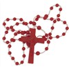 Plastic Economy Rosary - Made in Italy (Red)
