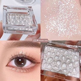 Ice Crystal Highlighter Pearl Brightening For Face And Eyes Sparkling Powder Highlighter Glitter（a3-A)