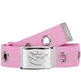 Original 2stoned Studded Belt 4 cm Chrome Buckle in 4 Colours, pink