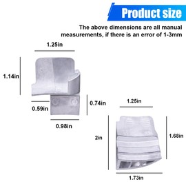 ZIMISI 2PCS Stretch Belt Mate Kit, Metal Auxiliary Pulley Belt Installer Tool for Timing Belt, Universal Serpentine Stretch Belts Remover Tool for Car Trolley Truck Cart Belts (Metal)