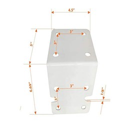CFS Whole House Mounting Bracket for 10" and 20" Water Filter Housing Compatible with 244047, 150578, MC-1A, 150061, FM-25W (3)