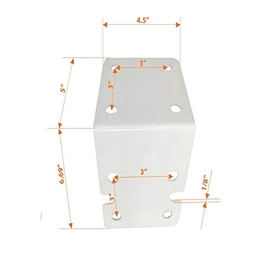 CFS Whole House Mounting Bracket for 10" and 20" Water Filter Housing Compatible with 244047, 150578, MC-1A, 150061, FM-25W (3)